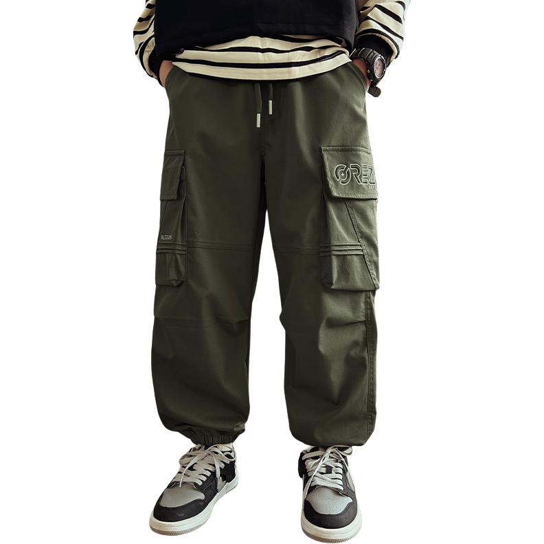 

Весенние и осенние карго штаны для подростков Disney, зеленый