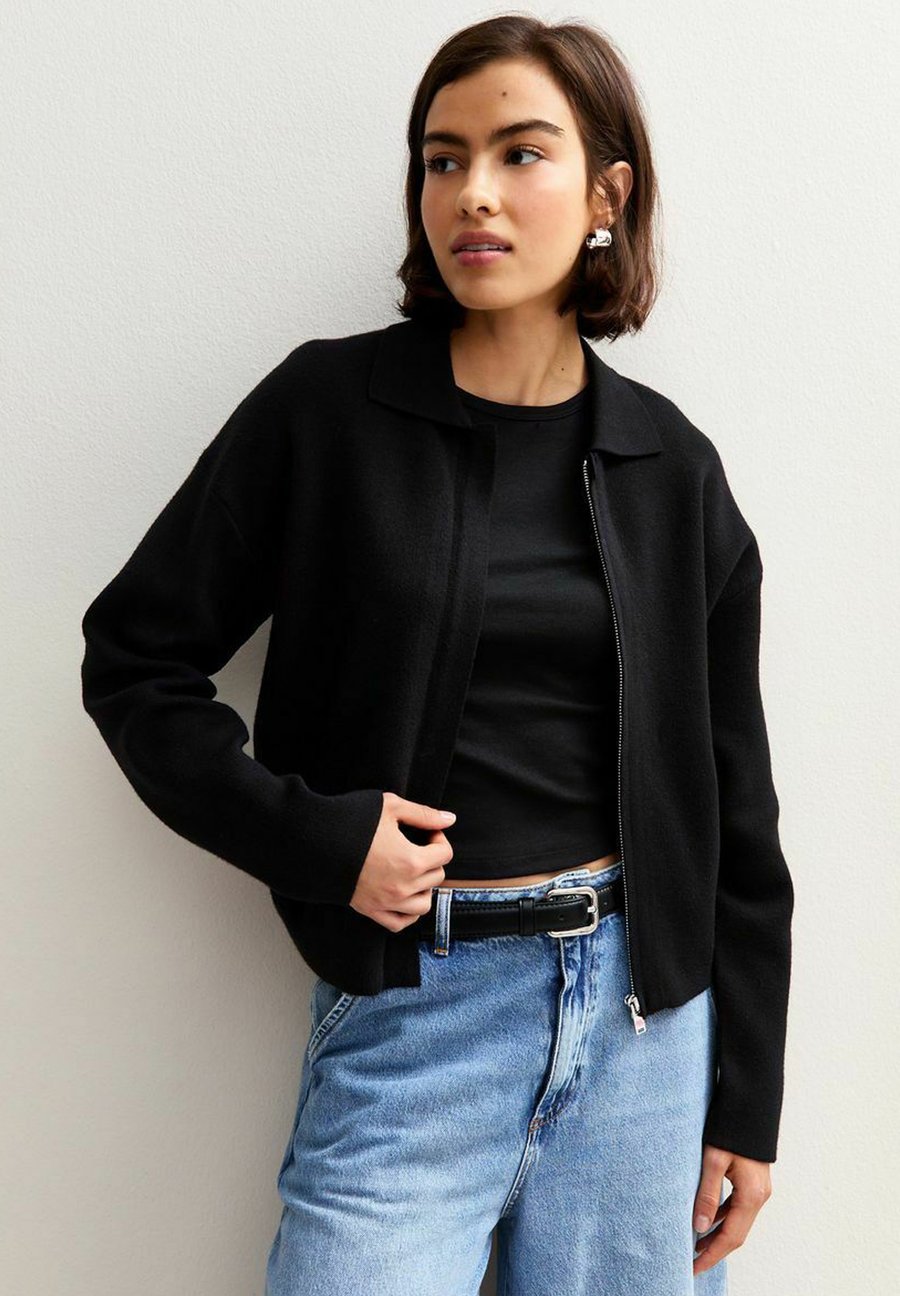 

Кардиган New Look COMPACT ZIP THROUGH, Black