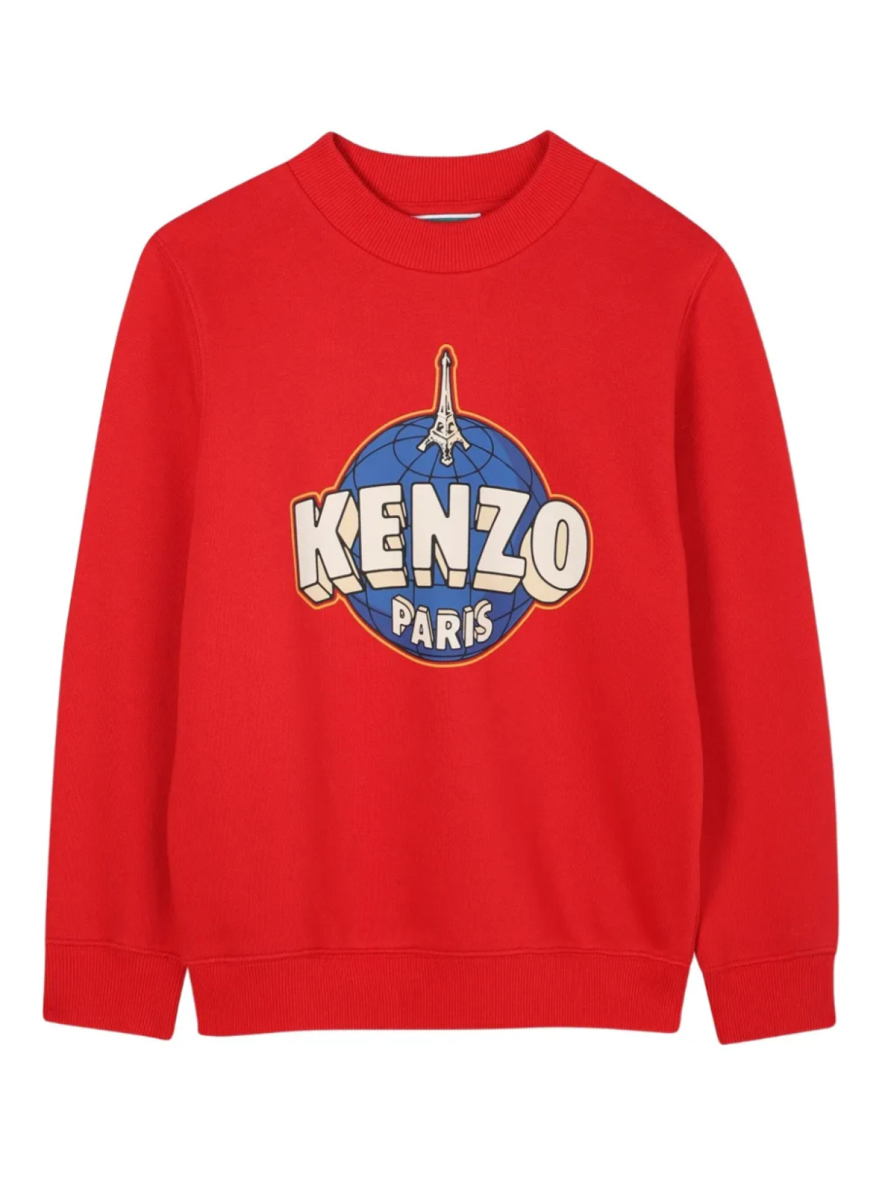 

Kenzo Kids толстовка с логотипом, красный