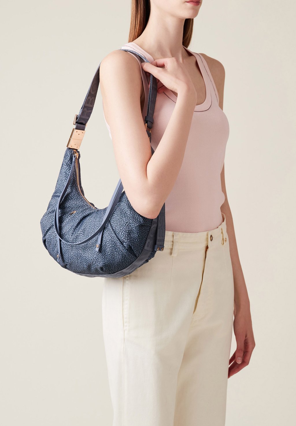 

Сумка FOLD SMALL Borbonese, цвет Denim