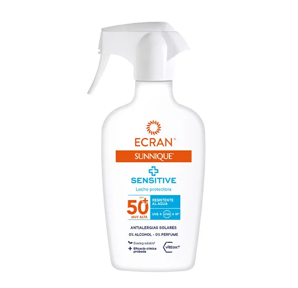 

Солнцезащитный крем для тела для чувствительной кожи Sensitive Spray Protector Spf 50+ Ecran, 270 ml