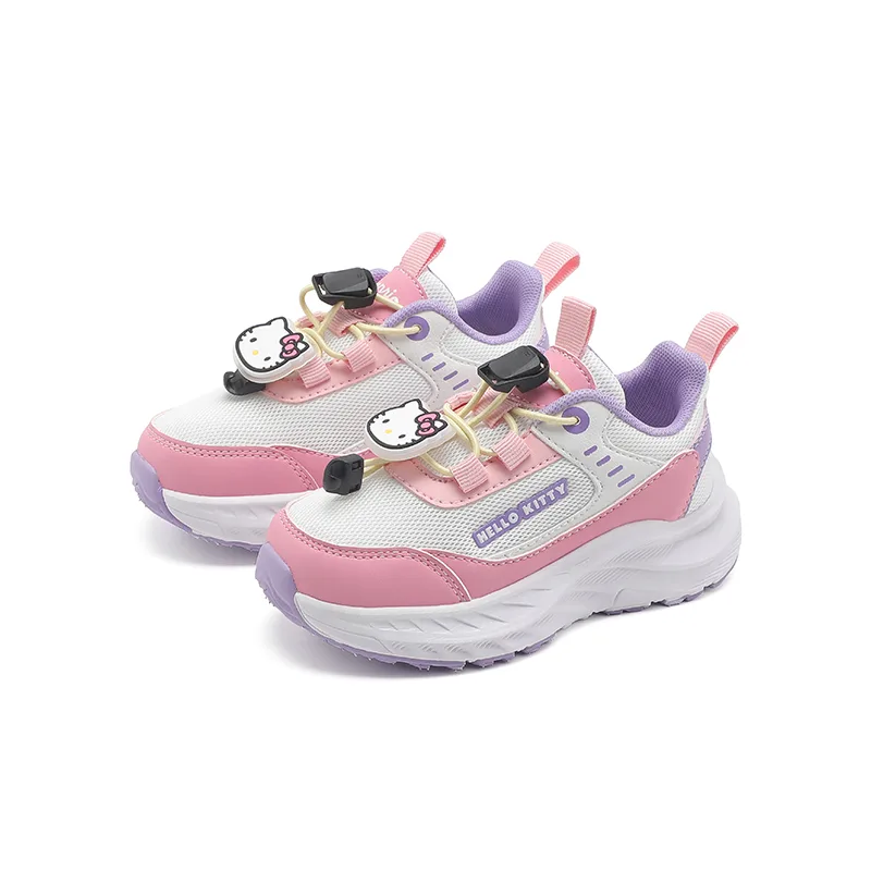 Hello Kitty кроссовки абразивостойкие, амортизирующие, дышащие, легкие, с эффектом увеличения роста Sanrio, розовый-Hello Kitty — фото 4