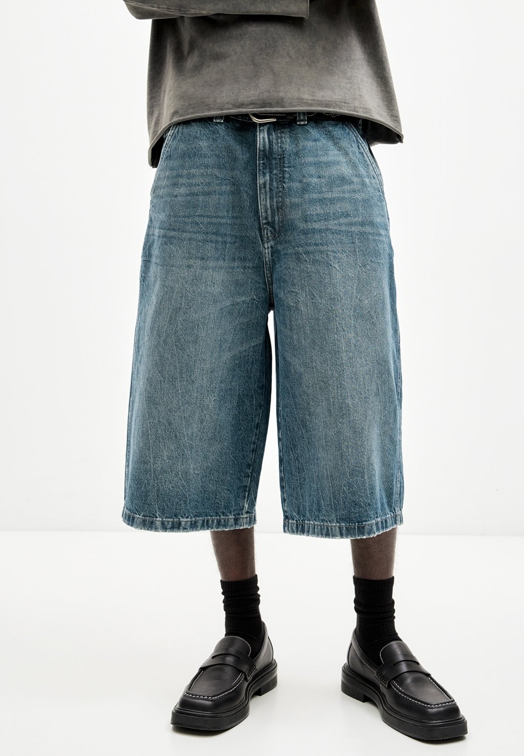 

Джинсовые шорты BERMUD PULL&BEAR, деним