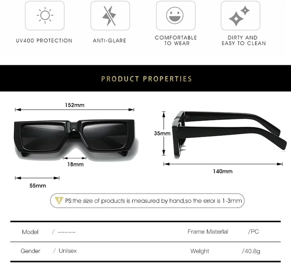 

Солнцезащитные очки для мужчин и женщин, модные солнцезащитные очки, защитные очки для мужчин и женщин с защитой от УФ-излучения UV400 HVTVTLA, Black Tea