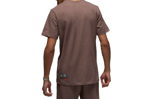 Футболка Air Jordan Statement Diamond T-Shirt 'Brown', коричневый — фото 2