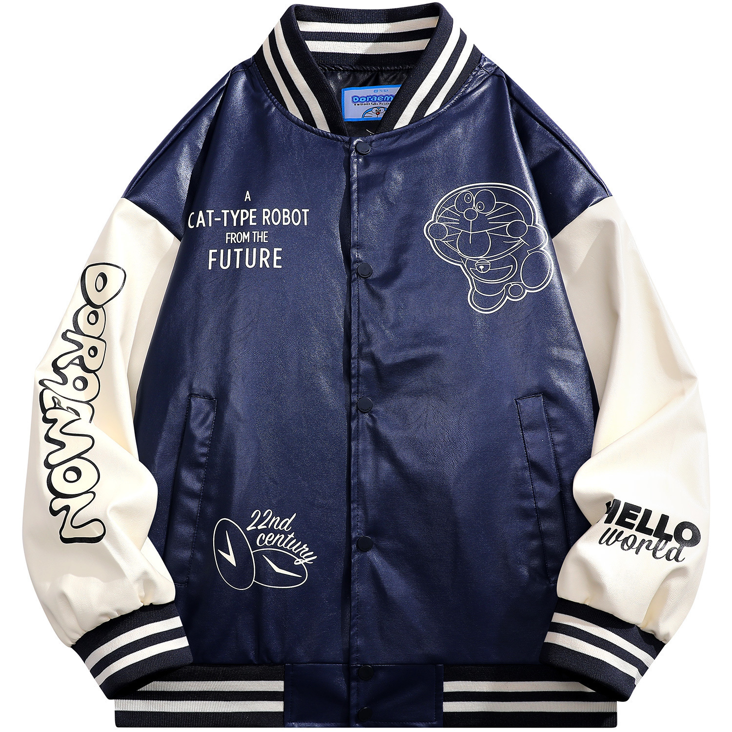 

Doraemon Бейсбольная куртка унисекс, Navy Blue