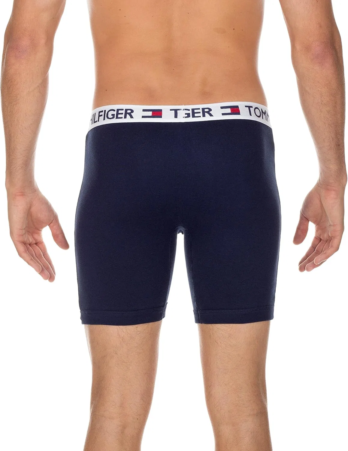 Боксеры хлопковые Tommy Hilfiger, серый, темно-синий — фото 3