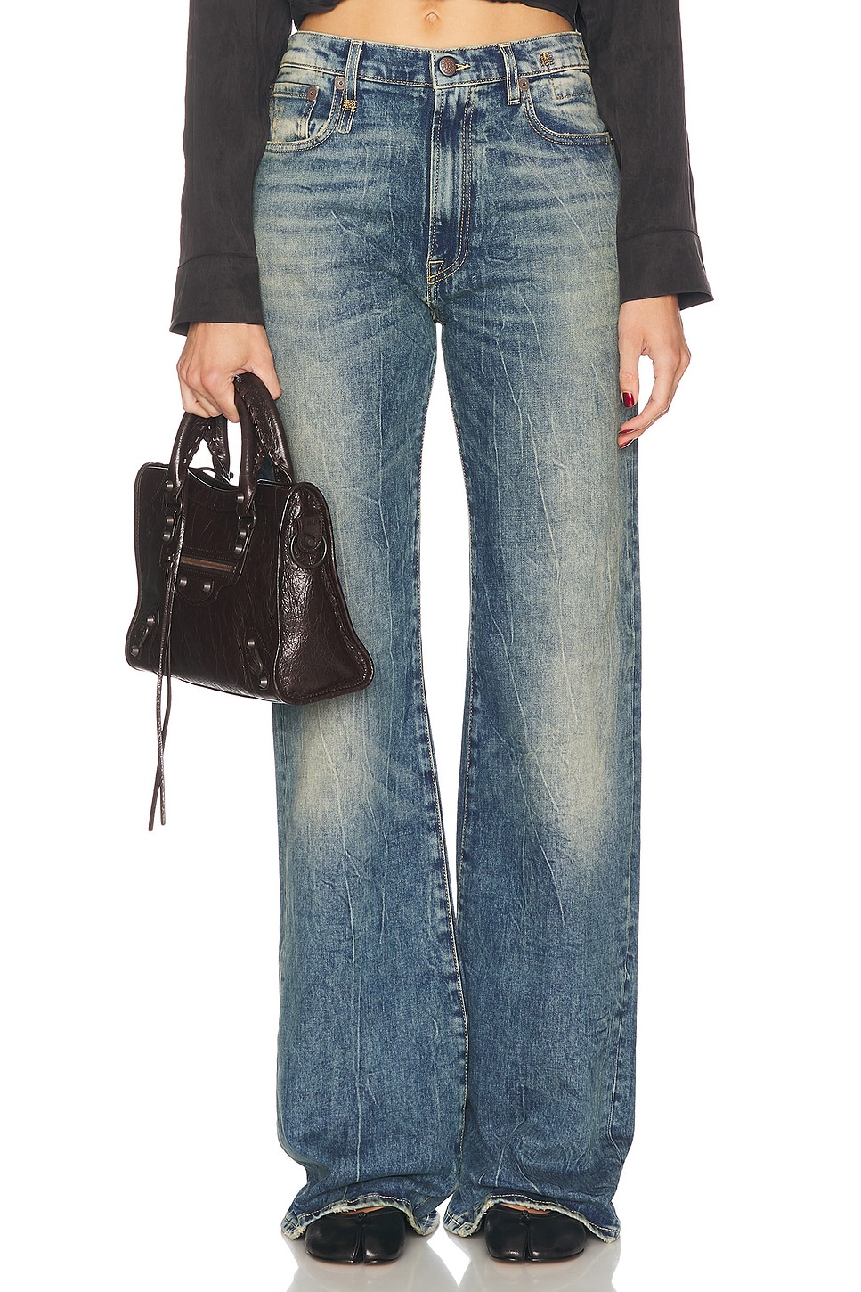 

Джинсы Jane с широкими штанинами R13, Kelly Stretch
