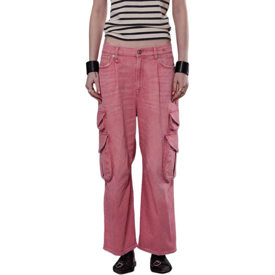 

Бойфренд джинсы R13, коралл