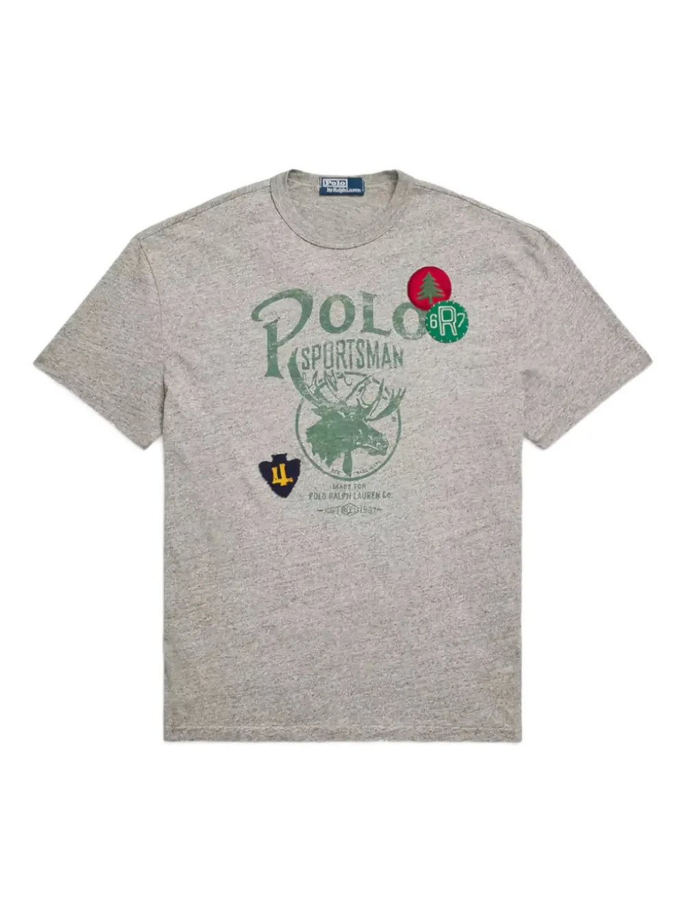 

Футболка с принтом логотипа POLO RALPH LAUREN