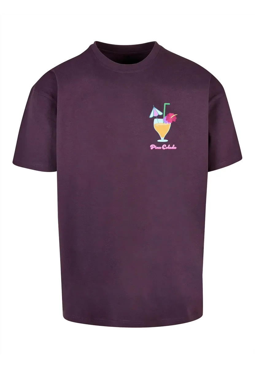 

Футболка Merchcode "Мужская футболка большого размера Merchcode Pina Colada", цвет Purplenight