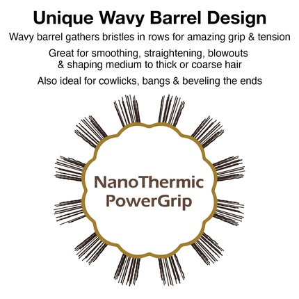 Термическая щетка Nanothermic Powergrip с Special Patented Wavy Design — фото 3