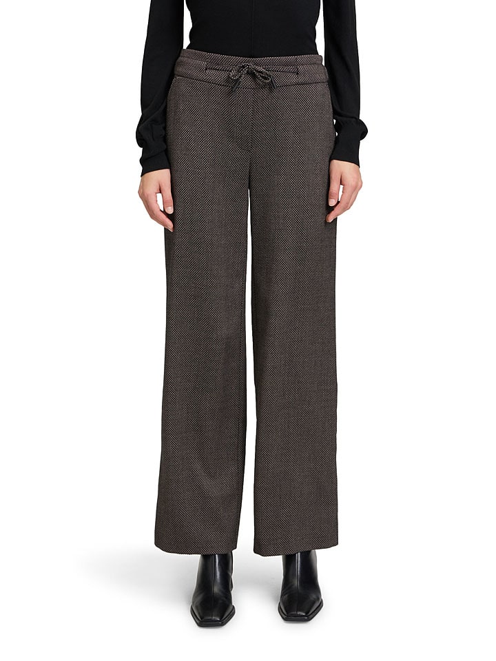 

Брюки Marlene серо-коричневого/черного цвета BETTY & CO