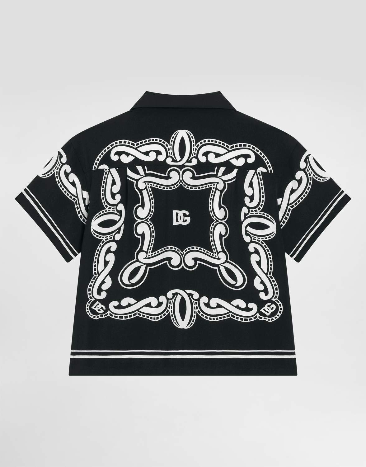 Рубашка батик с принтом бандана Dolce&Gabbana, мультиколор — фото 3