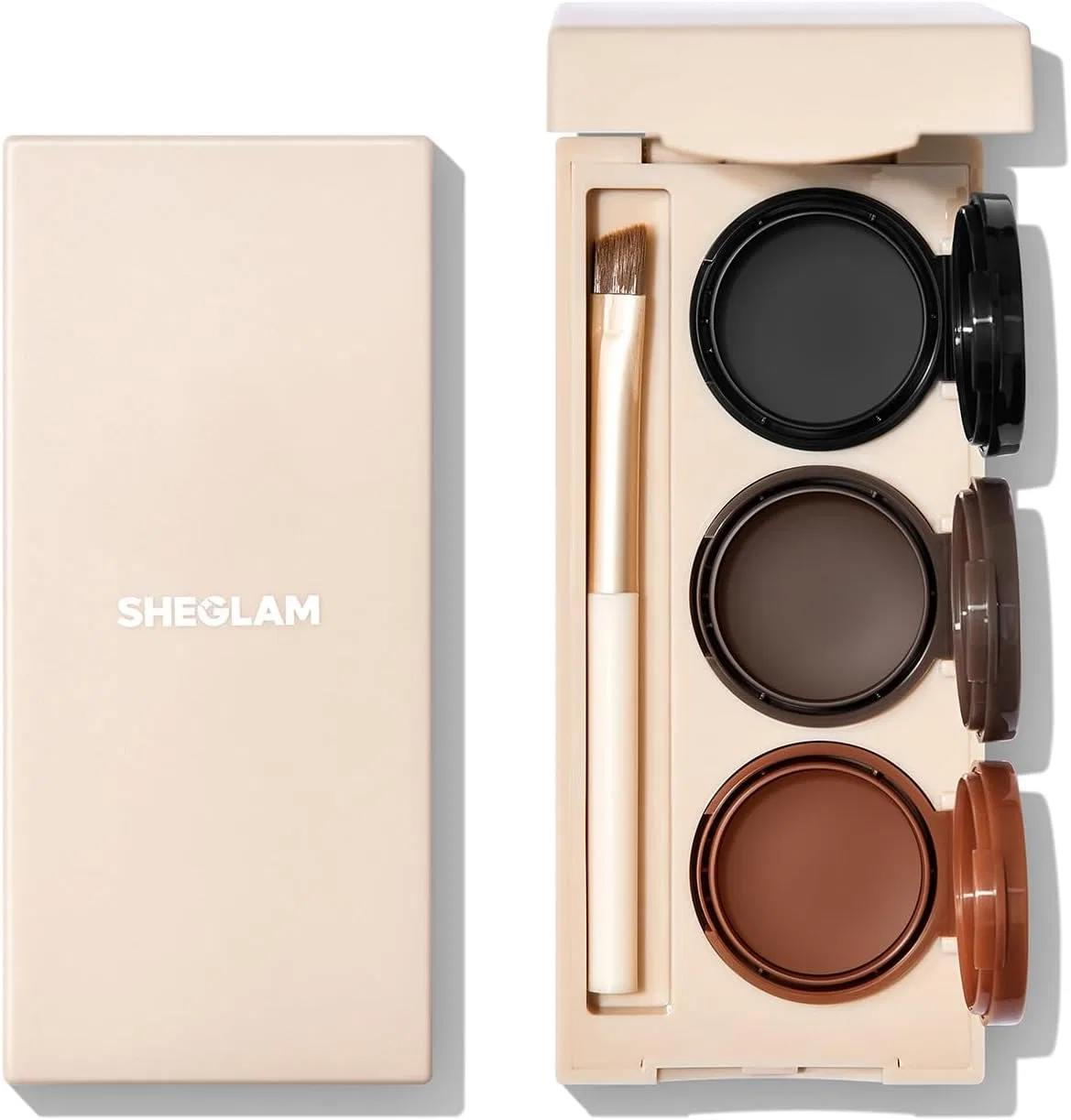 Подводка для глаз и бровей 3-в-1 Sheglam водостойкая кремовая, 4.2 г, мультиколор