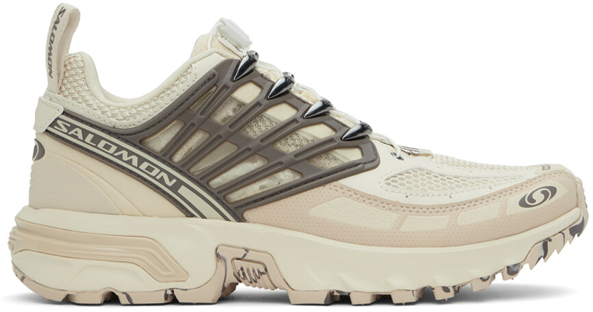 Бежевые кроссовки ACS Pro Salomon, Almond milk/Cement/Falcon