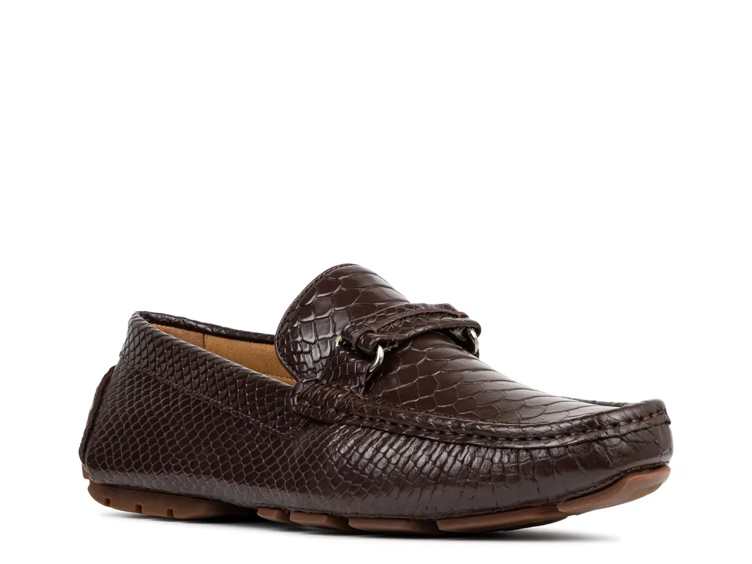 

Donniedrus Лоферы Donald J. Pliner, Brown Snake Print Leather
