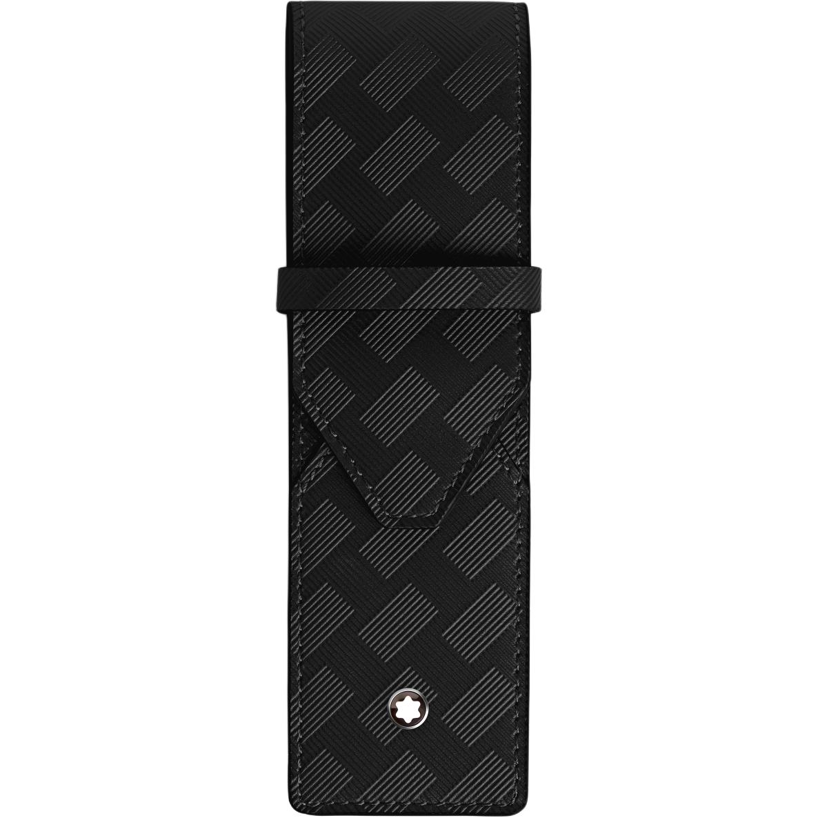 

MONTBLANC Стильный кожаный пенал для путешествий унисекс черный