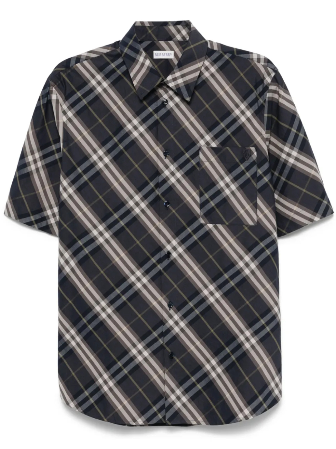 

Рубашка из хлопка Burberry Vintage-Check, синий