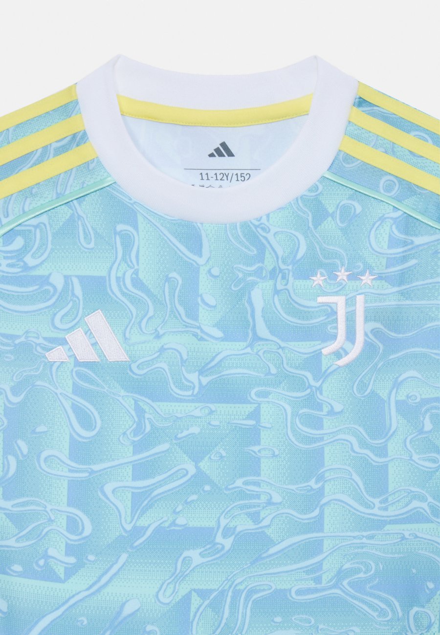 Футболка Adidas Performance JUVENTUS AWAY KIDS UNISEX, Ash Blue/Blue-Grey — фото 4