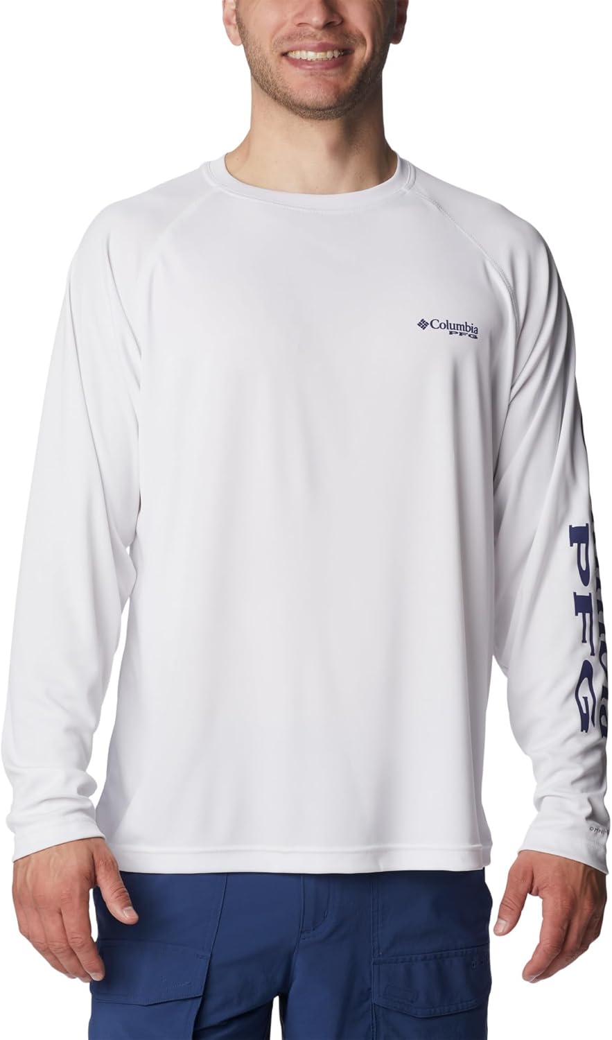 

Columbia мужская футболка с длинным рукавом Terminal Tackle PFG Statetriot, White/Nightshade Logo, Белый, Columbia мужская футболка с длинным рукавом Terminal Tackle PFG Statetriot, White/Nightshade Logo