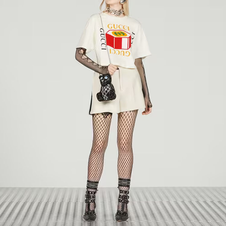 Футболка женская SS23 Ecru GUCCI — фото 3