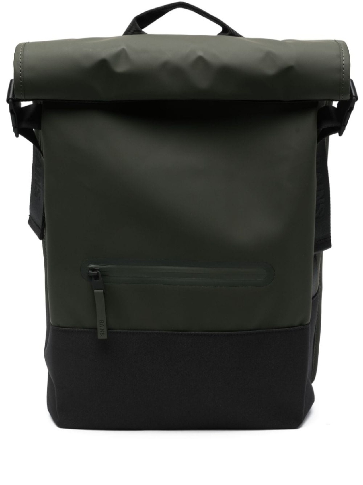 

Rains рюкзак Trail Rolltop в стиле колор-блок, зеленый