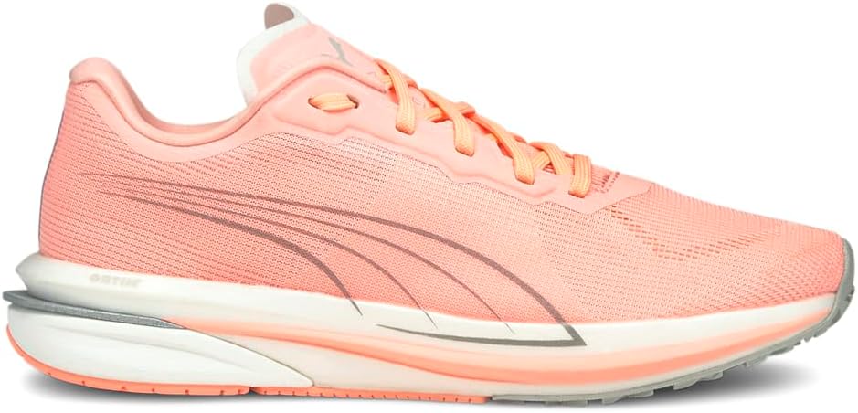 

Кроссовки PUMA Velocity Nitro для бега, мужские, Elektro Peach/Puma Silver