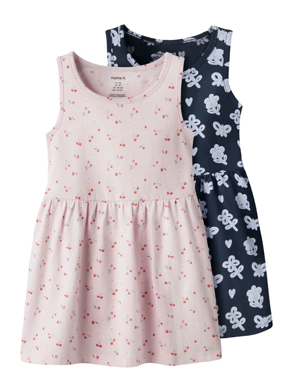 Платье 'NMFVILINSE' Name It, Dark Blue/Rose