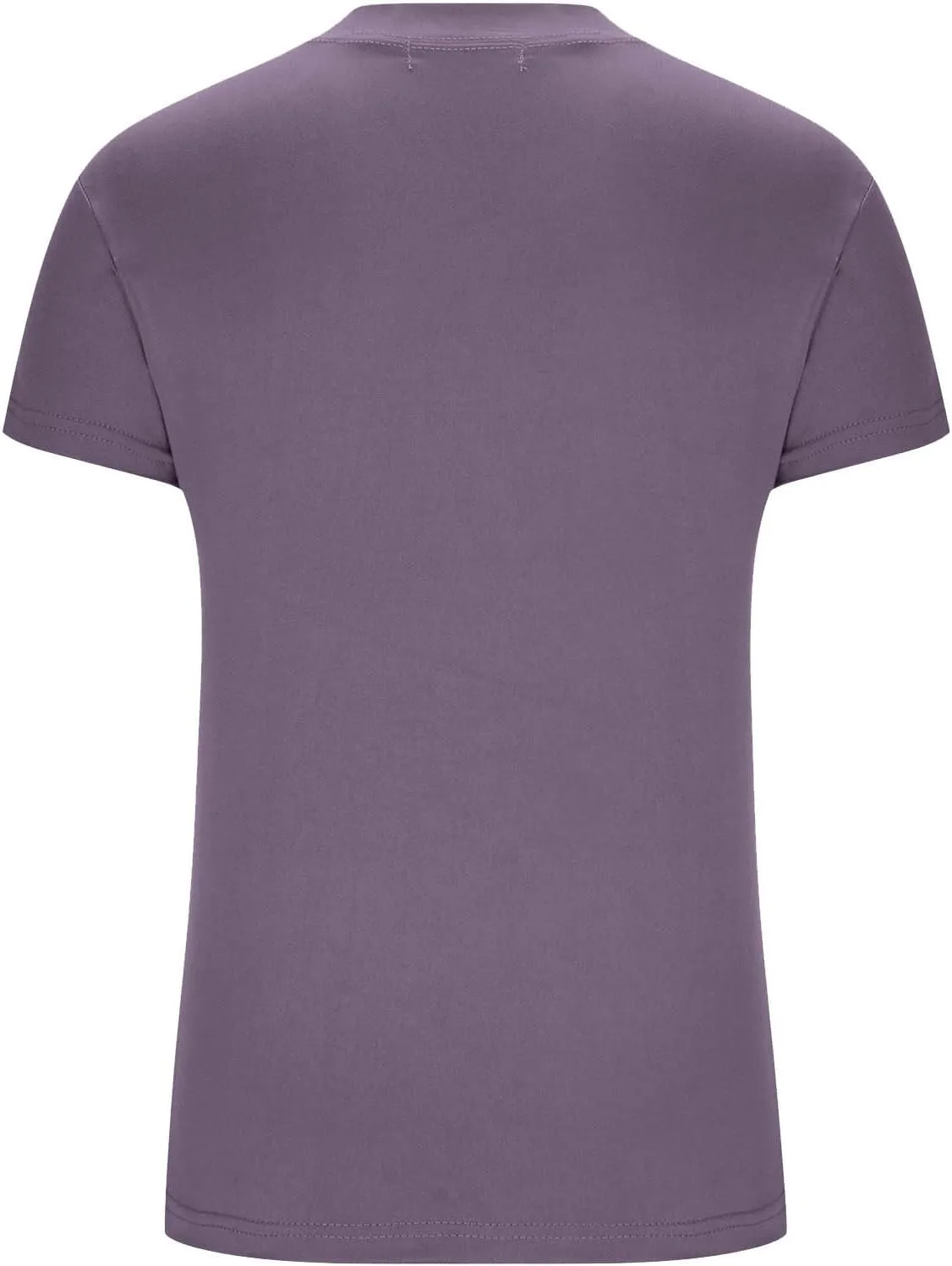 Женская футболка Basic 2025 с коротким рукавом и круглым вырезом Slim Fit для тренировок — фото 4