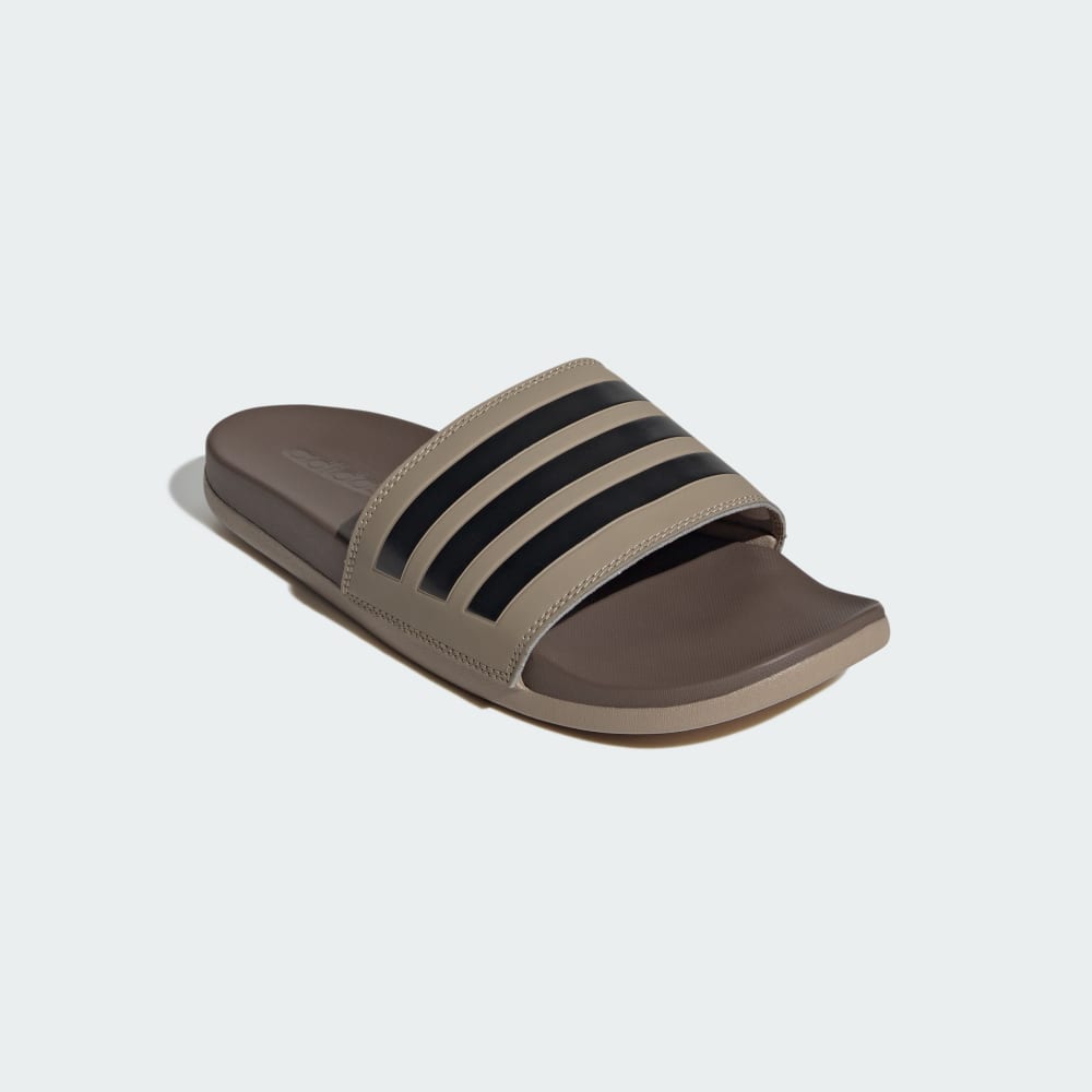 Шлепанцы Adidas Adilette Comfort Slides, цвет Blanch Cargo/Core Black/Earth Strata — фото 4