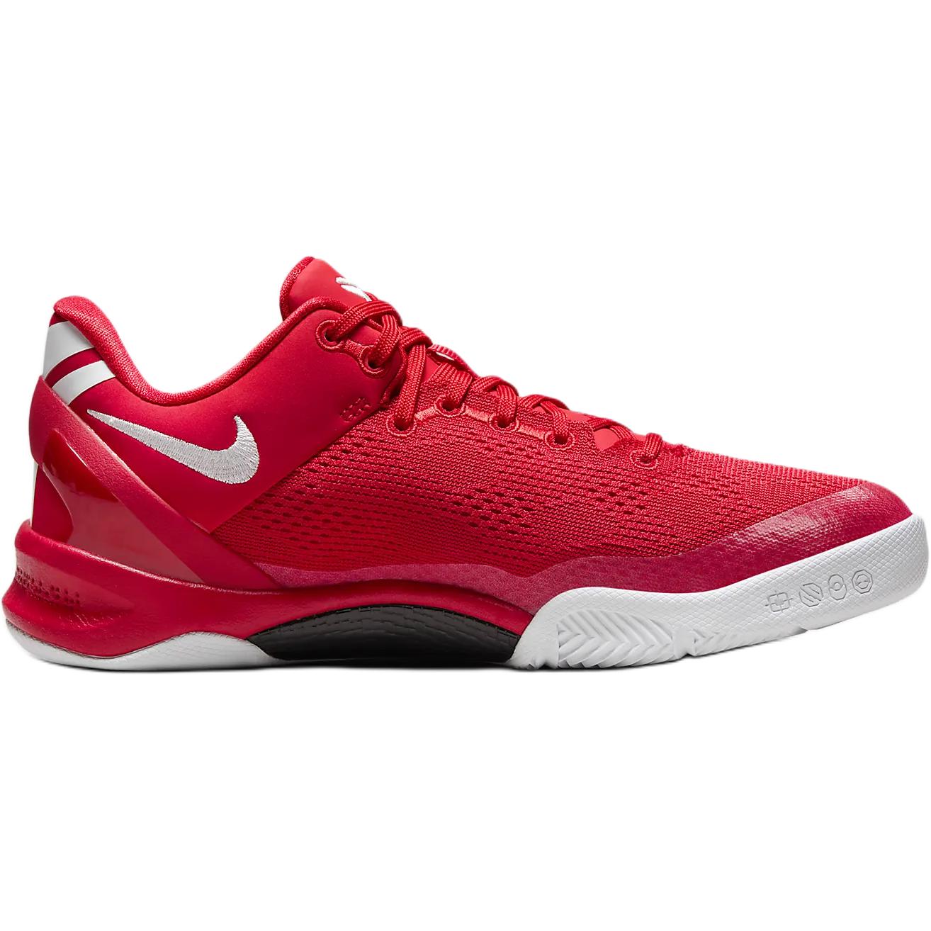 Кроссовки детские баскетбольные Nike Kobe 8 Slip Resistant Anti Kick Low Top, цвет University Red/University Red/White — фото 2