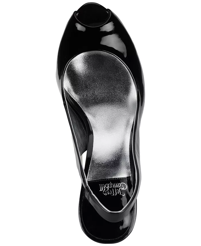 Туфли Charis с открытым мысом и ремешком на щиколотке Jeffrey Campbell, черный — фото 4