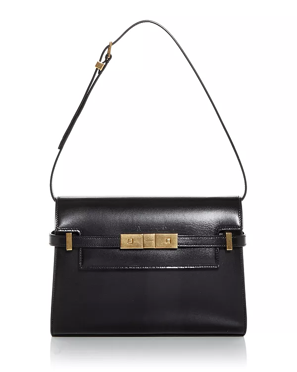 

Маленькая сумка через плечо "Манхэттен" Saint Laurent, черный