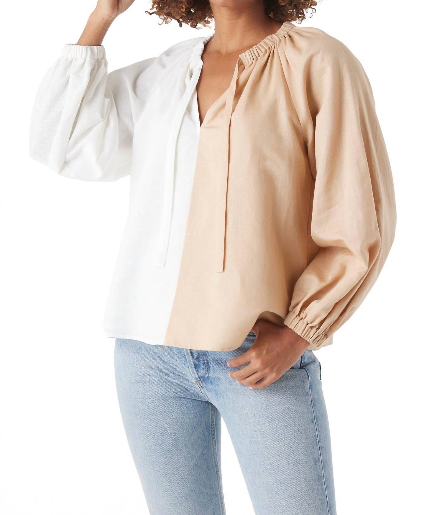 

Топ Monroe в цвете White Sand Crosby by Mollie Burch