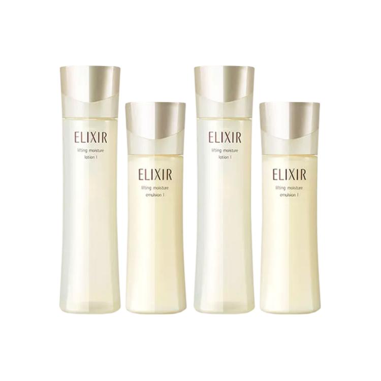 

Набор для ухода за кожей для сияющей молодости увлажняющая вода 170мл+эмульсия 130мл ELIXIR