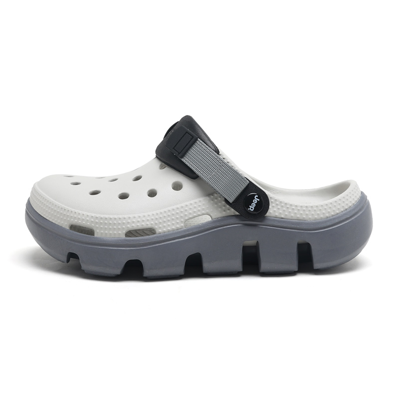 

Jeep Клоги мужские Lead White Gray, цвет Lead White Gray