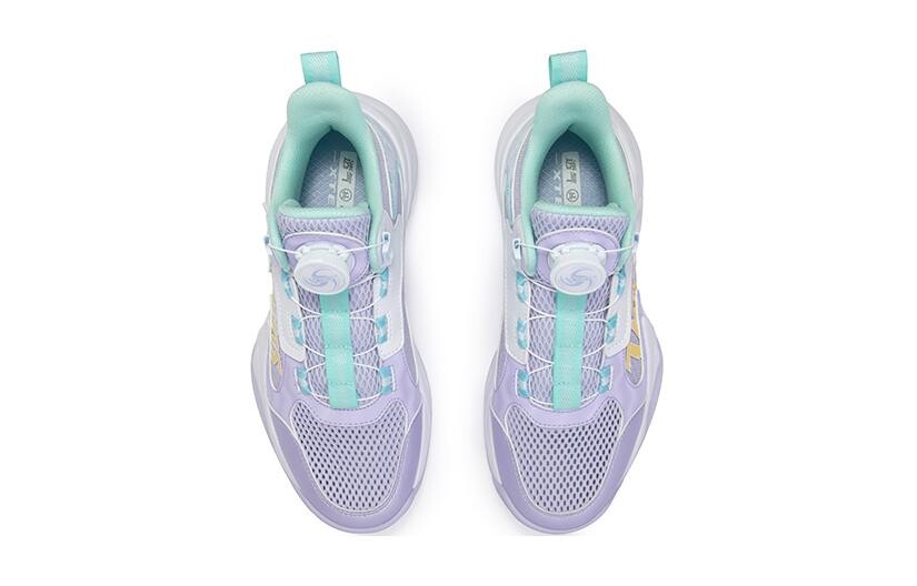 Детские баскетбольные кроссовки GS Low-top Snow Bruised/Белые Xtep, белый — фото 3