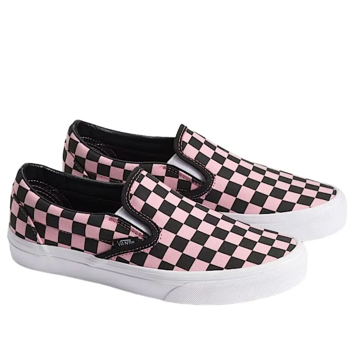 Слипоны Vans Classic Slip-On Checkerboard 'Pink Black' VN000D6YPIB, розовый — фото 2