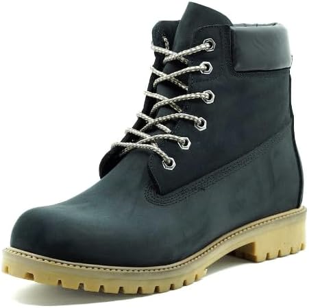 

Мужские большие черные повседневные ботинки DALGALA из натурального нубука, классические с шнуровкой, удобные с круглым носком для ходьбы