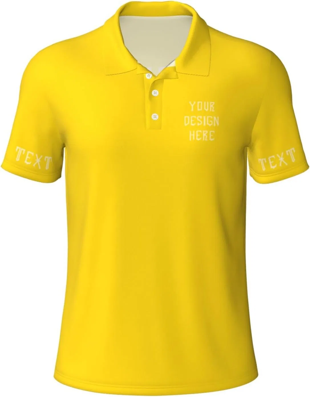 Поло для мужчин Personalized Golf Shirt, Gold
