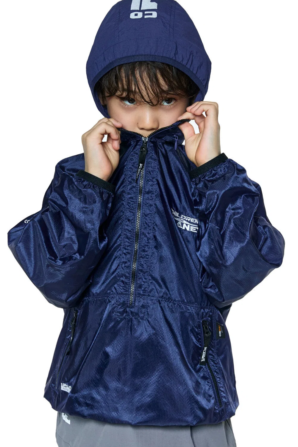 Детский анорак Zeta Air из Cordura, цвет океанский синий, от Children Of Planet — фото 2