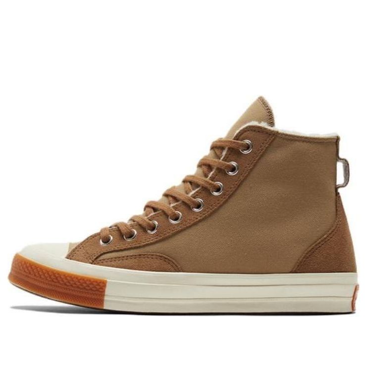 

Кеды Converse Chuck 70 High 'Lined Colorblock - Nomad Khaki Gum', коричневый