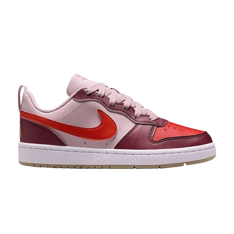 

Кроссовки Nike Borough Low Recraft GS, Dark Team Red Particle Rose