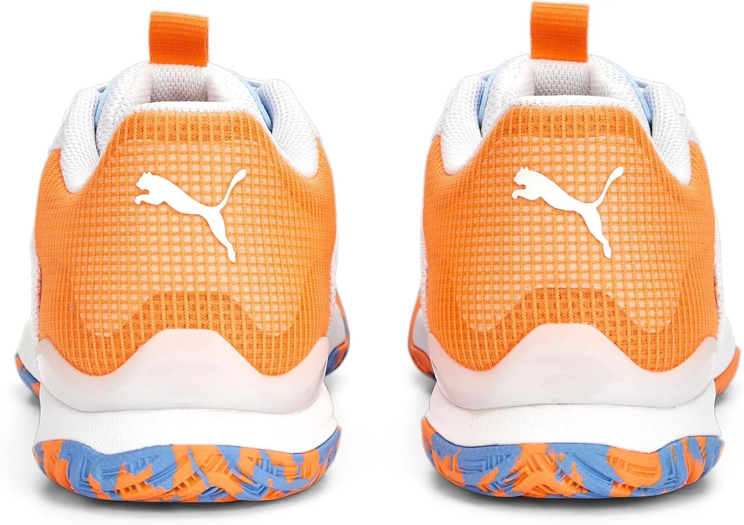 Теннисные кроссовки PUMA Unisex Solarattack RCT, белый/светло-синий/оранжевый — фото 3