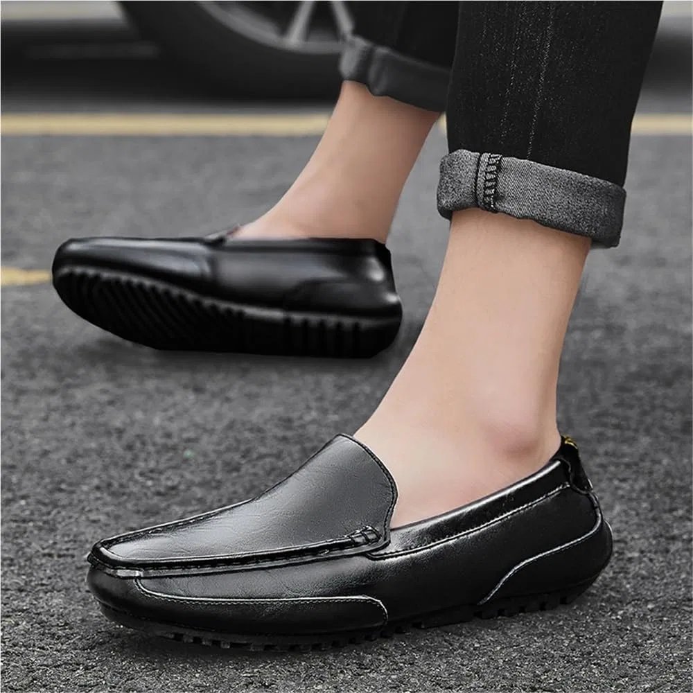 Лоферы Slip-On Vegan Leather Plus Velvet Black DHFIRUFSHLO — фото 2