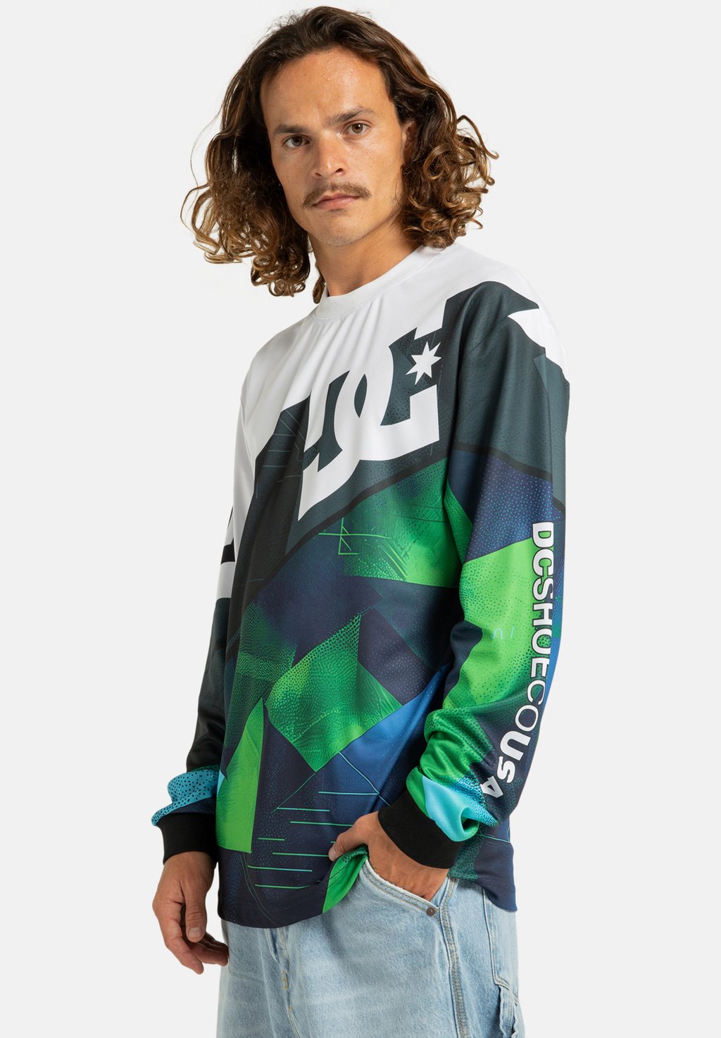 

Лонгслив BURN OUT DC Shoes, зеленый