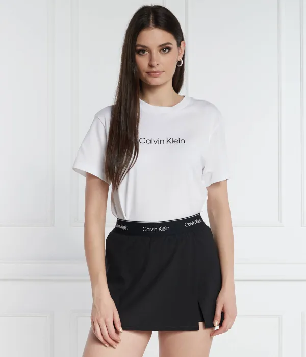 Футболка с логотипом героя Regular fit Calvin Klein, белый — фото 3