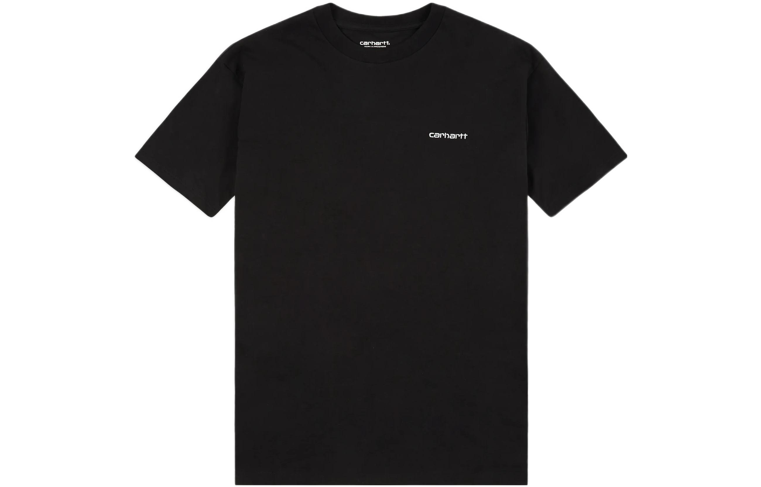 

Футболка с вышитым логотипом Script Carhartt WIP, черный