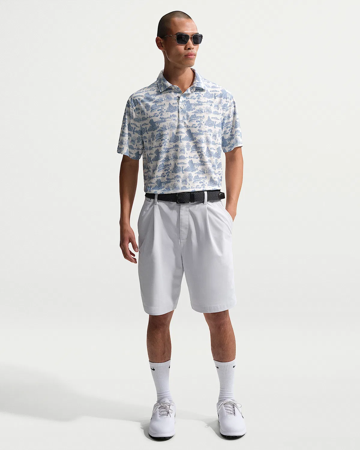 Мужское поло Nike Tailored Performance Dri-FIT Golf, Work Blue/Work Blue — фото 4